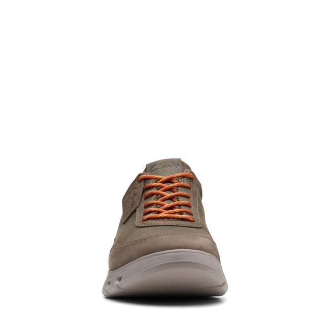 Zapatillas Clarks Nature X One Hombre Verde Oliva Oscuro | CLK416WJX