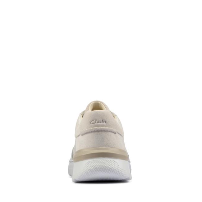 Zapatillas Clarks Sprint Lite Lace Hombre Blancas | CLK802UAS