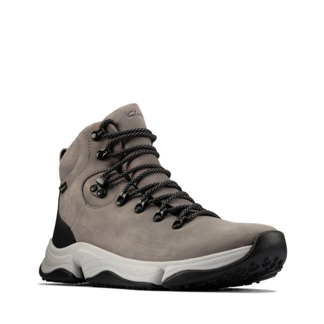 Zapatillas Clarks Tri Path Hi GORE-TEX Hombre Gris | CLK573UXN