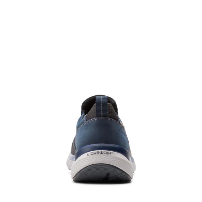 Zapatillas Clarks Wave 2.0 Edge Hombre Azul Marino | CLK980SZD